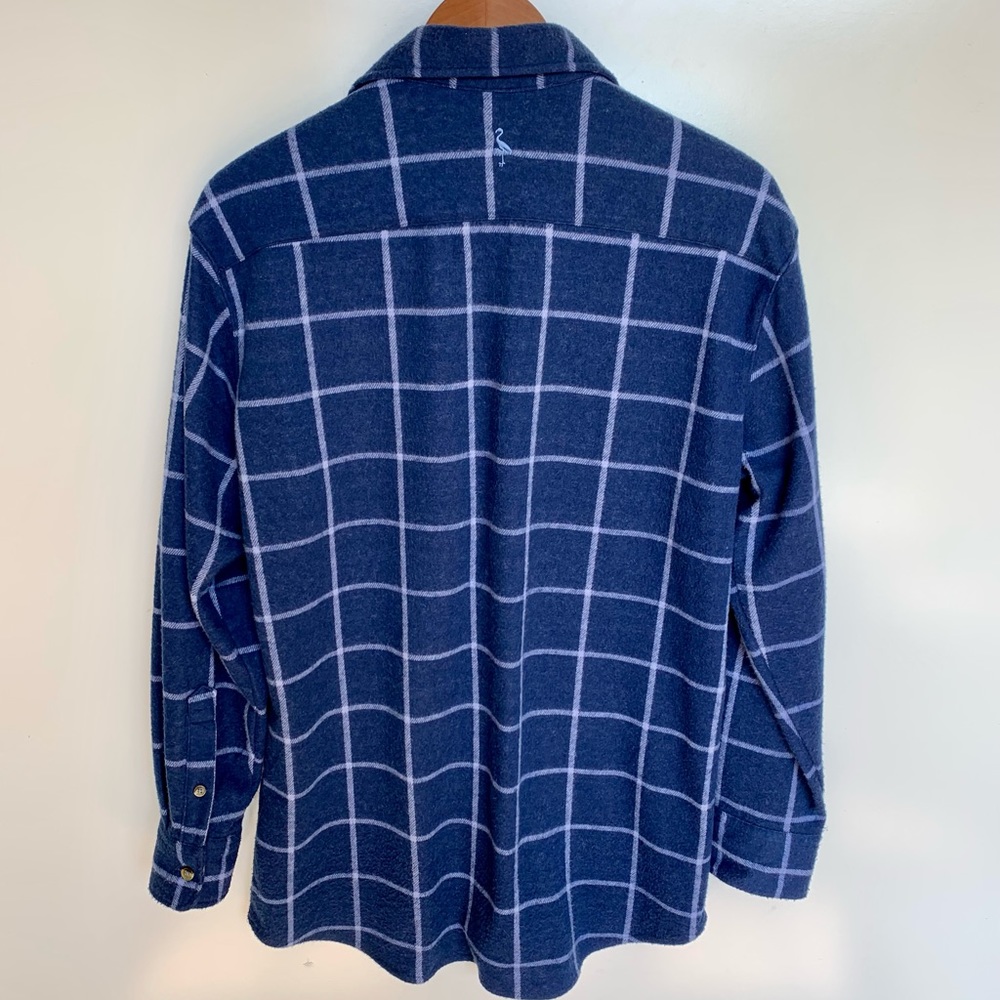 Tailorbyrd Plaid Flannel Button Down Sweatshirt - Picture 5 of 9